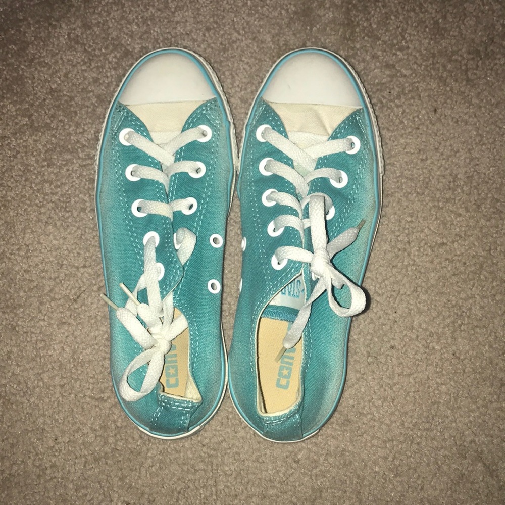 Turquoise Converse
